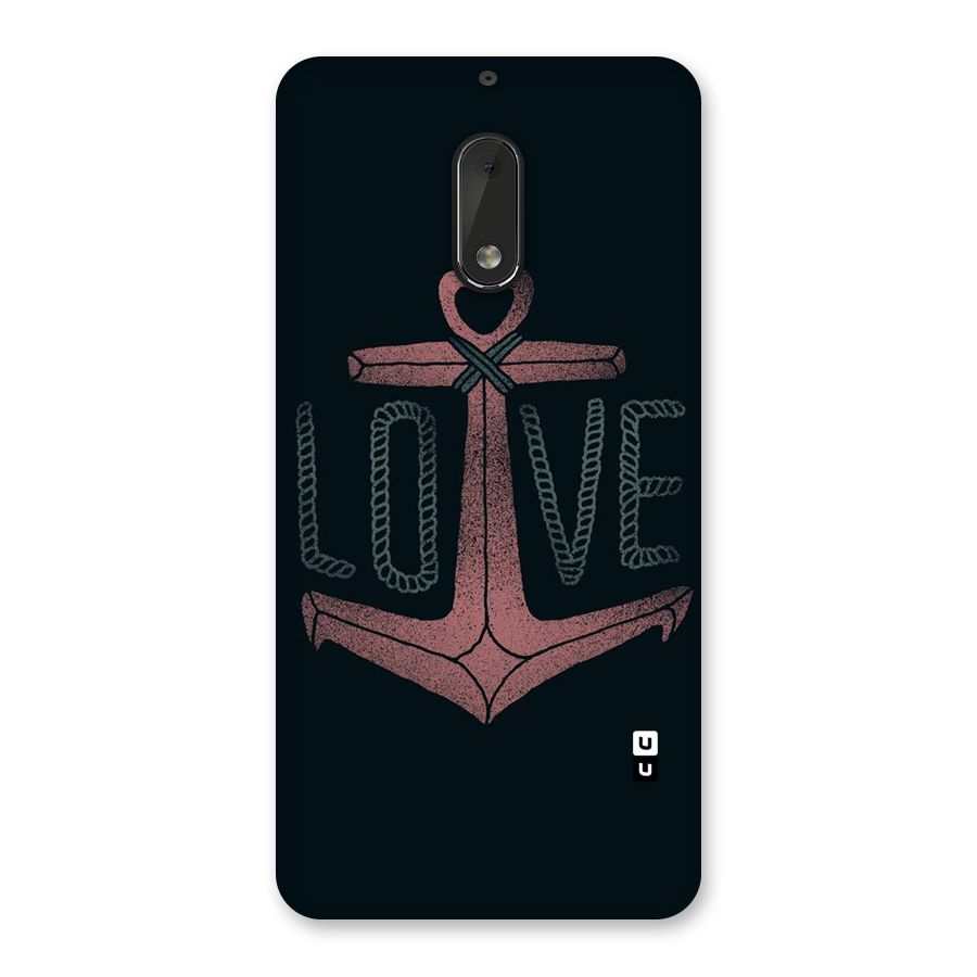 Love Anchor Form Back Case for Nokia 6