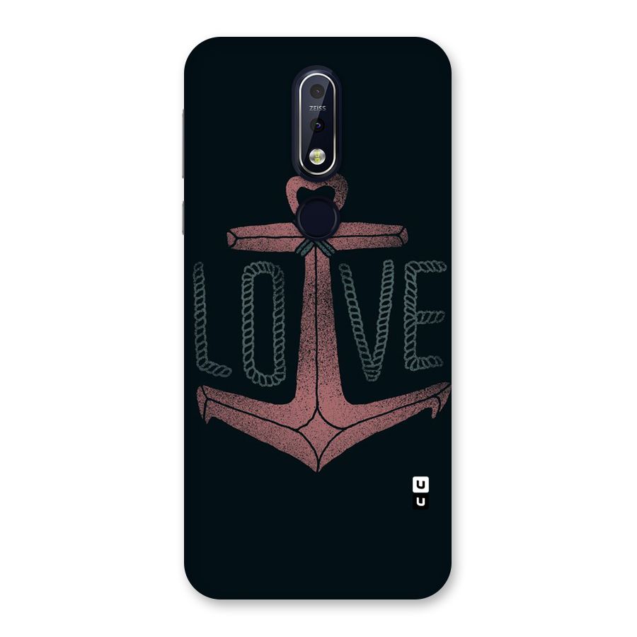 Love Anchor Form Back Case for Nokia 7.1