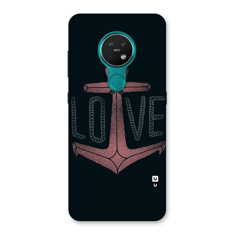 Love Anchor Form Back Case for Nokia 7.2