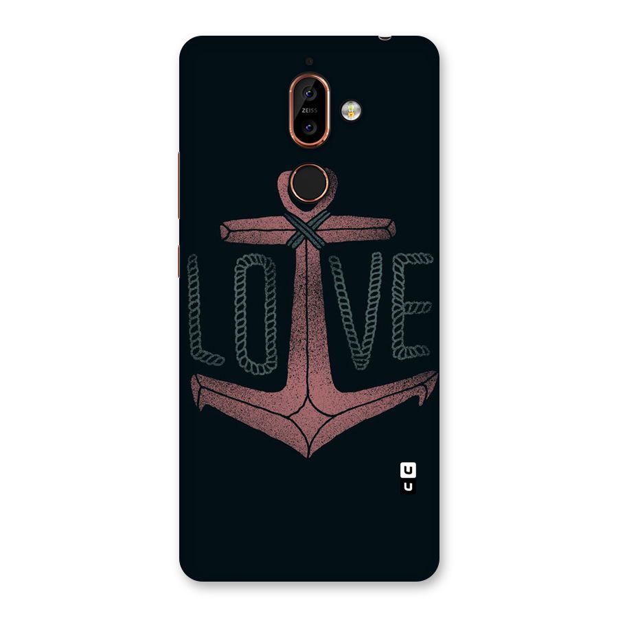Love Anchor Form Back Case for Nokia 7 Plus
