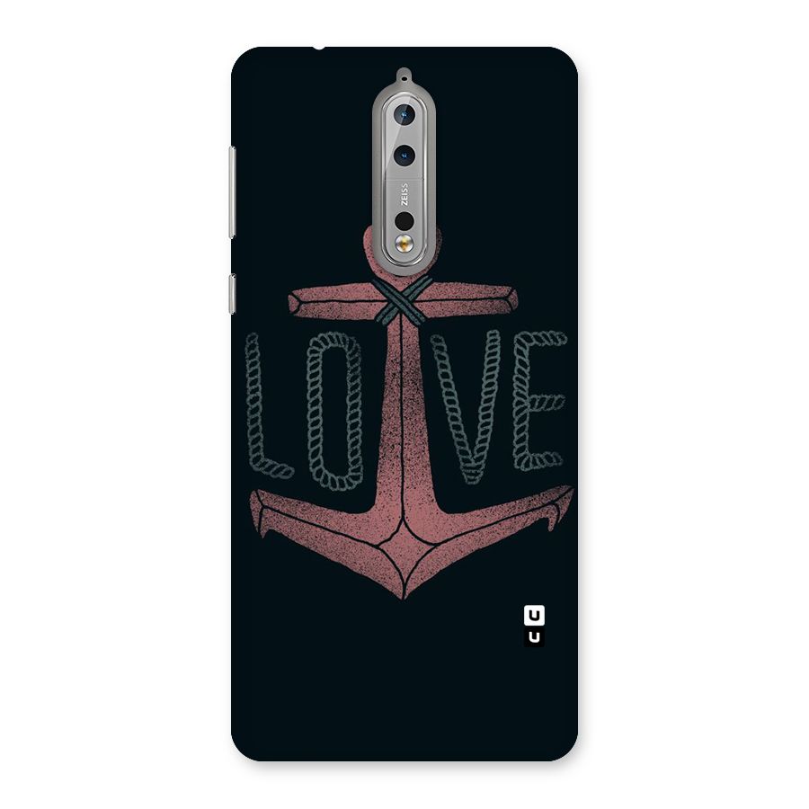 Love Anchor Form Back Case for Nokia 8