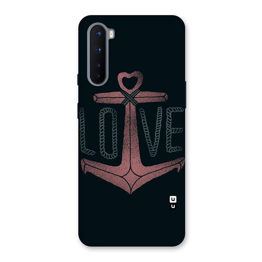 Love Anchor Form Back Case for OnePlus Nord