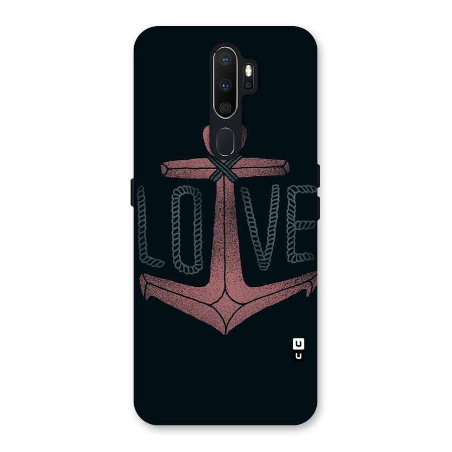 Love Anchor Form Back Case for Oppo A5 (2020)