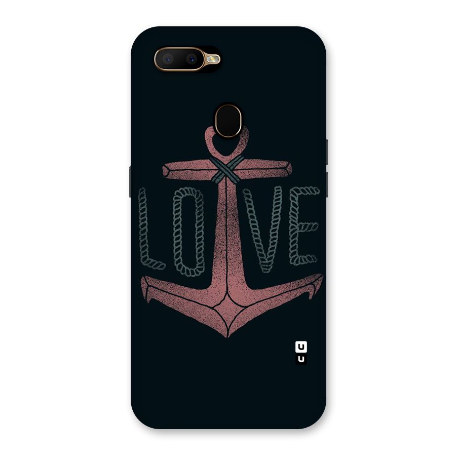 Love Anchor Form Back Case for Oppo A5s
