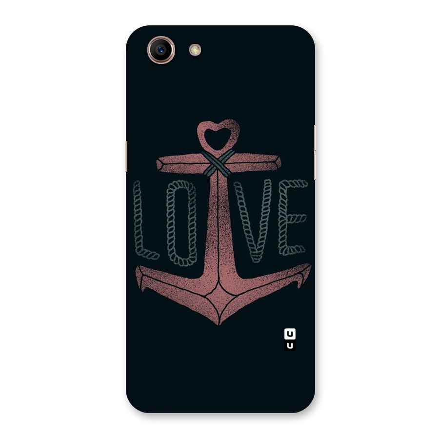 Love Anchor Form Back Case for Oppo A83 (2018)
