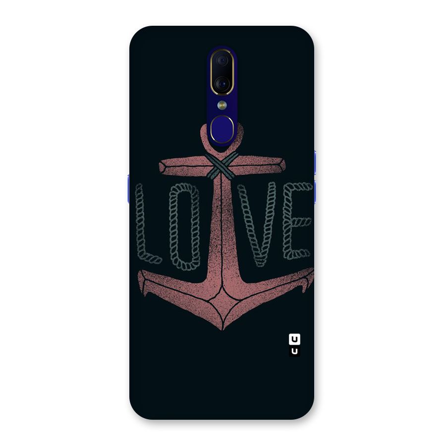 Love Anchor Form Back Case for Oppo A9