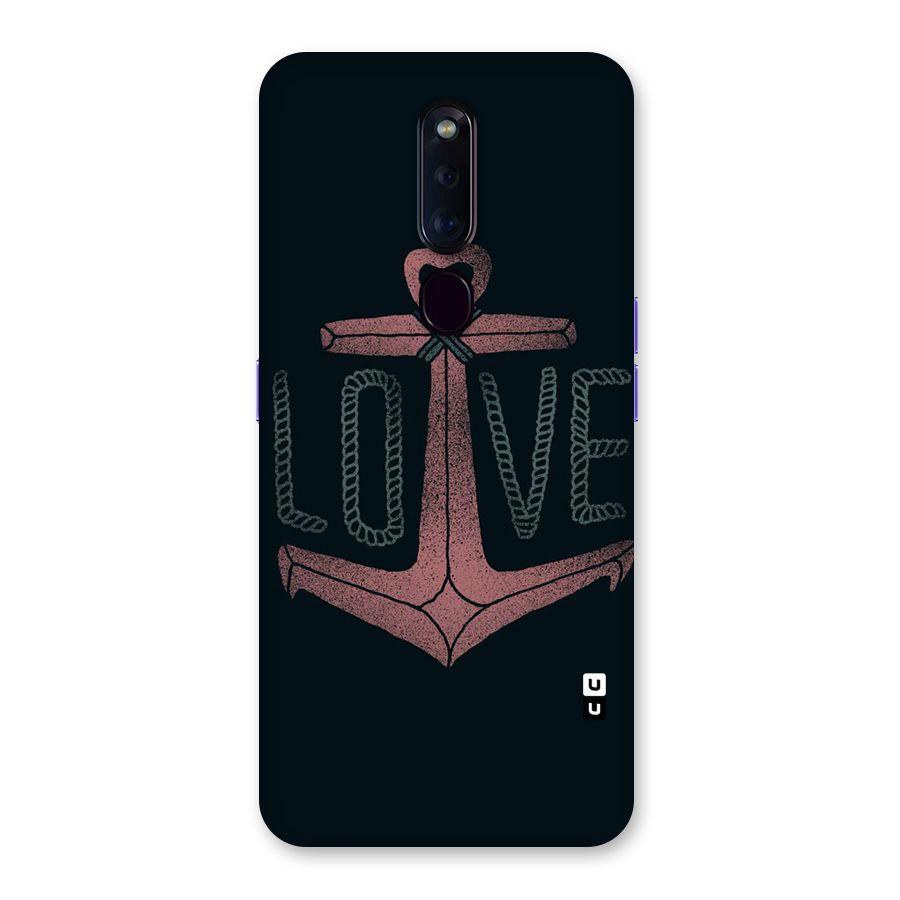 Love Anchor Form Back Case for Oppo F11 Pro
