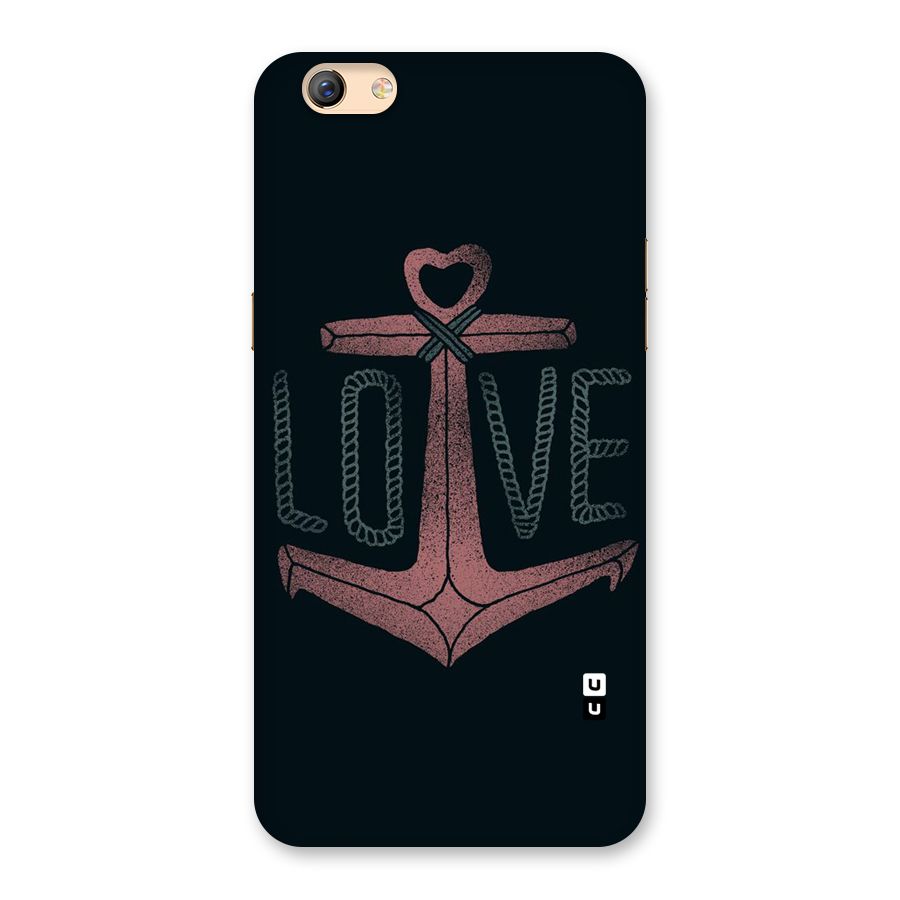 Love Anchor Form Back Case for Oppo F3 Plus