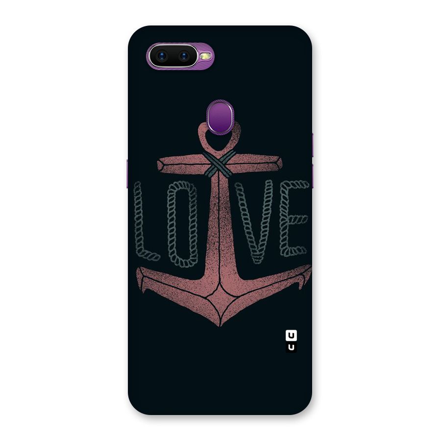 Love Anchor Form Back Case for Oppo F9