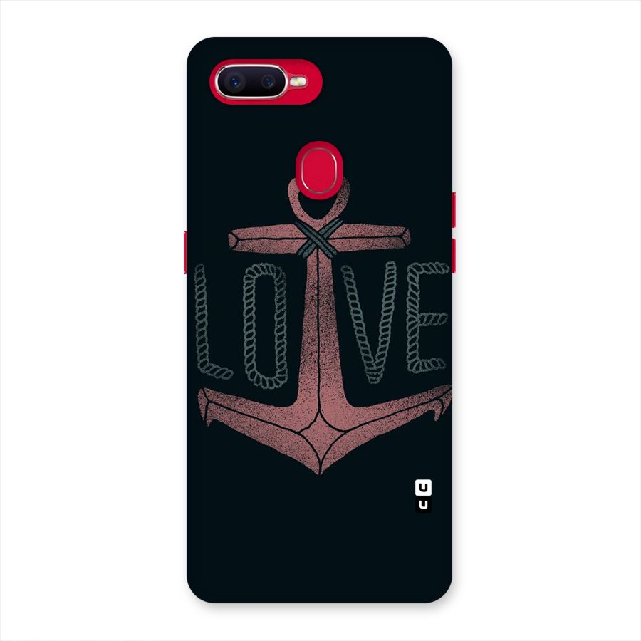 Love Anchor Form Back Case for Oppo F9 Pro