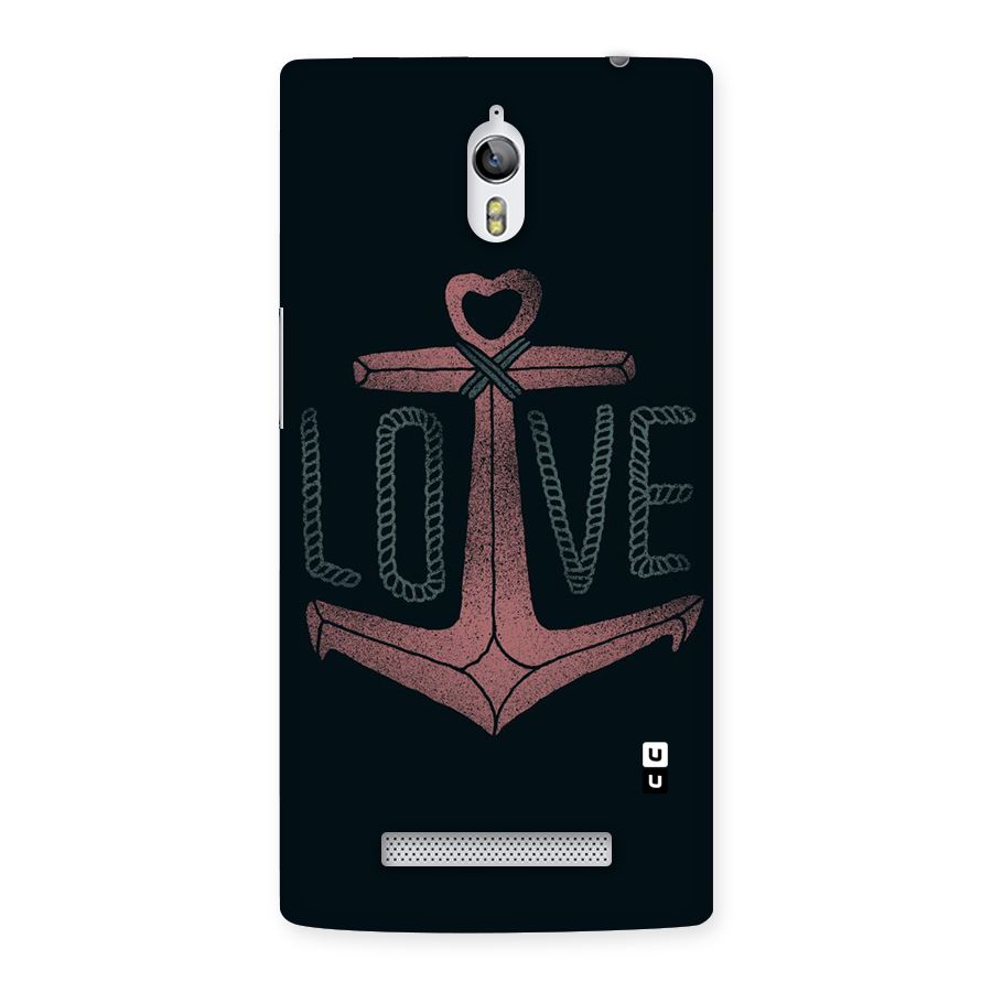 Love Anchor Form Back Case for Oppo Find 7