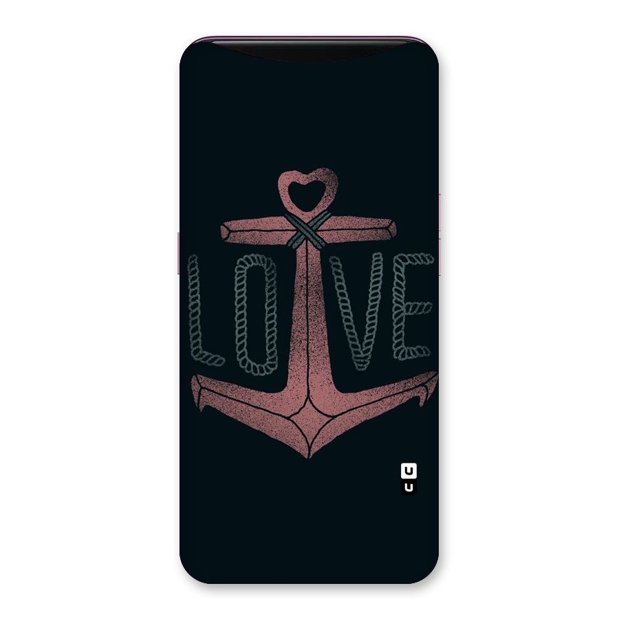 Love Anchor Form Back Case for Oppo Find X