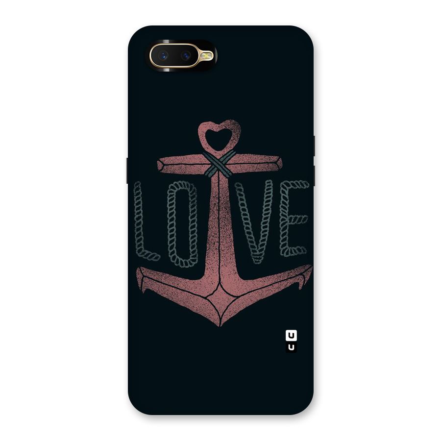 Love Anchor Form Back Case for Oppo K1
