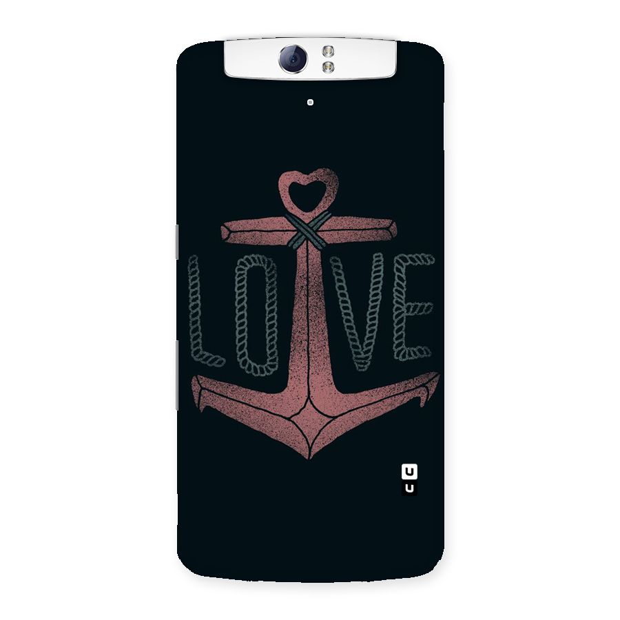 Love Anchor Form Back Case for Oppo N1