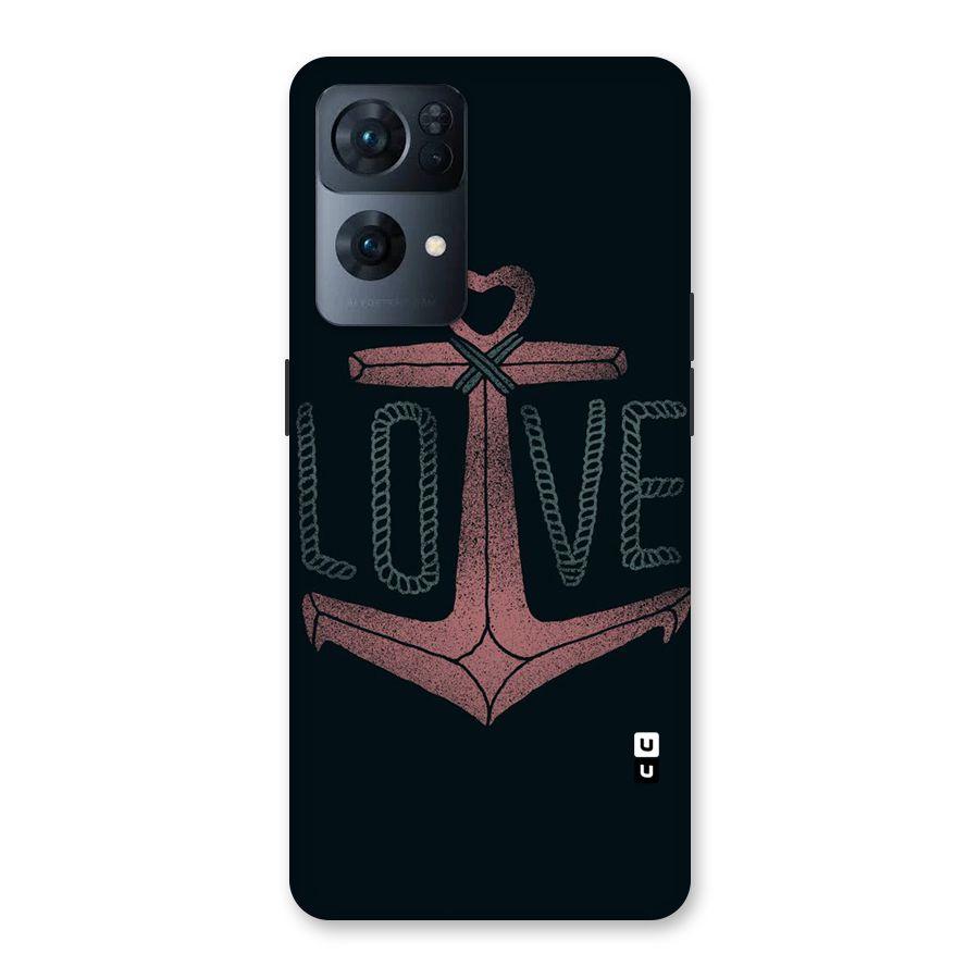 Love Anchor Form Back Case for Oppo Reno7 Pro 5G