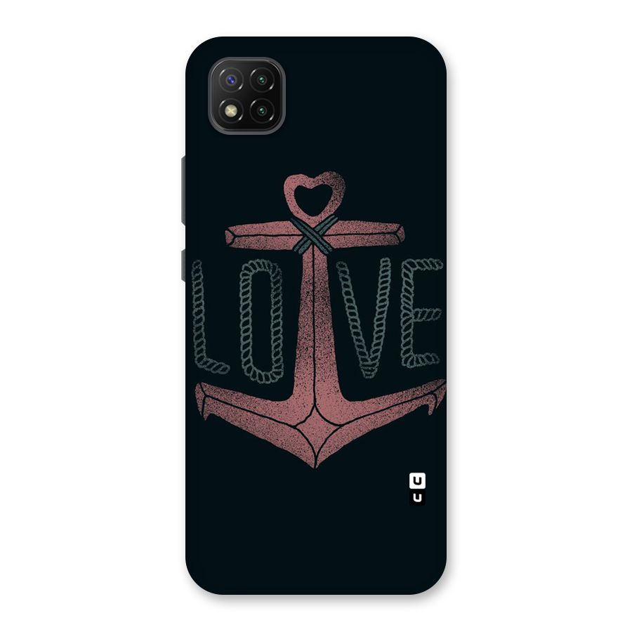 Love Anchor Form Back Case for Poco C3