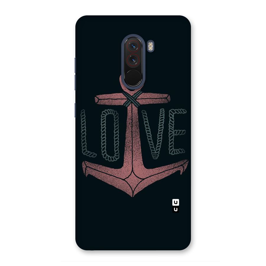 Love Anchor Form Back Case for Poco F1
