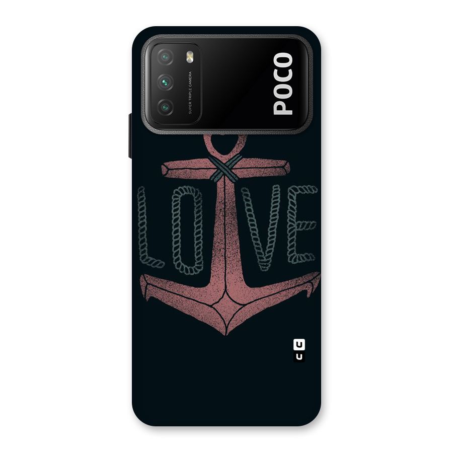 Love Anchor Form Back Case for Poco M3