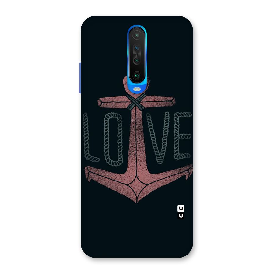 Love Anchor Form Back Case for Poco X2