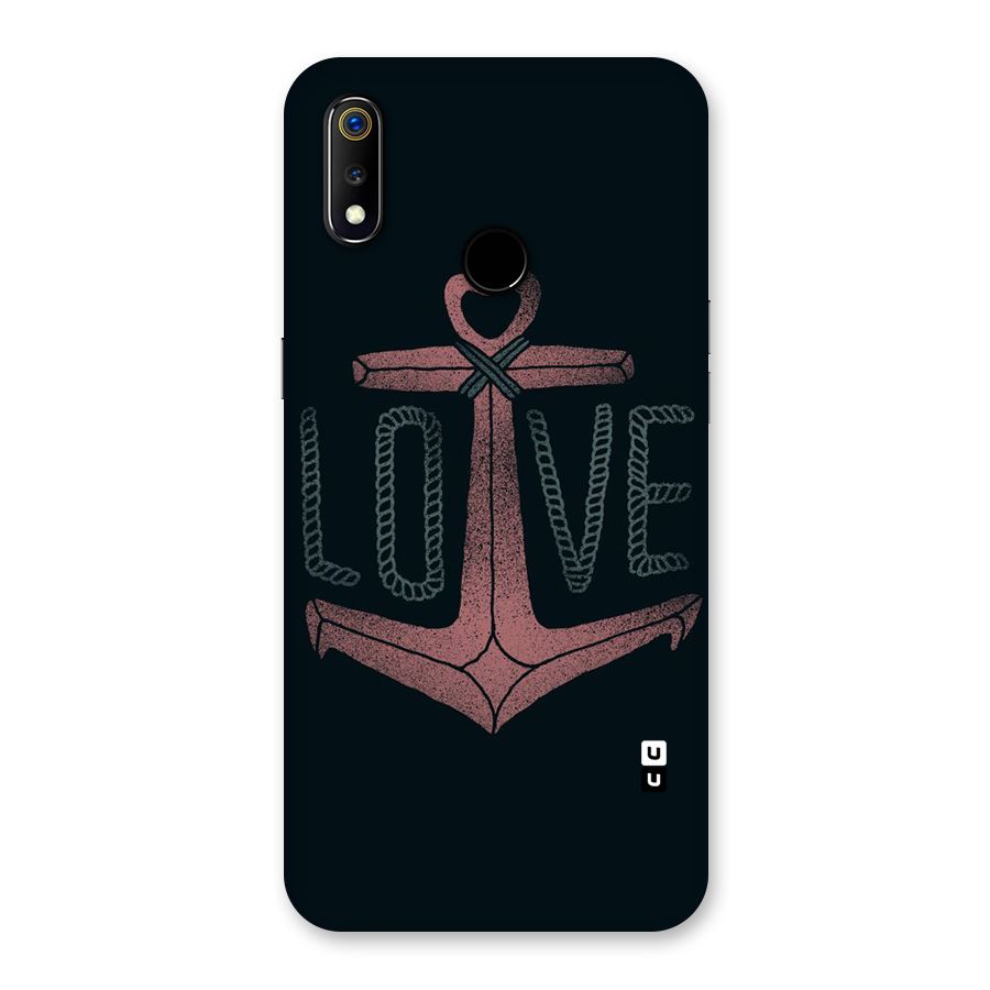Love Anchor Form Back Case for Realme 3