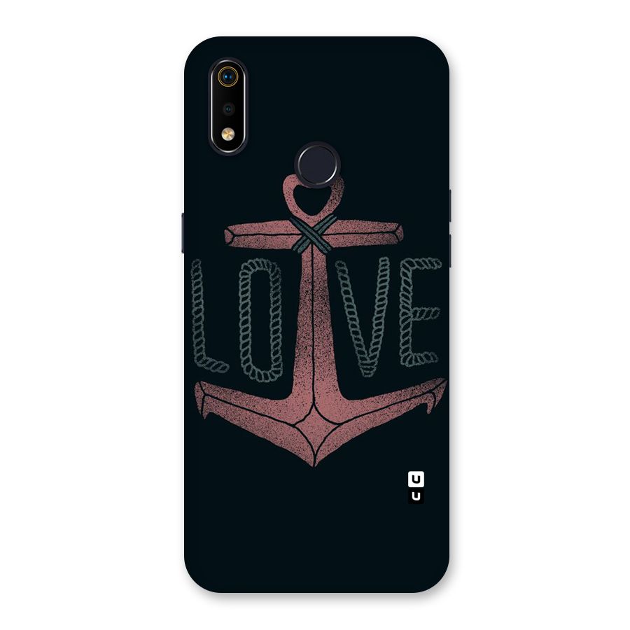 Love Anchor Form Back Case for Realme 3i