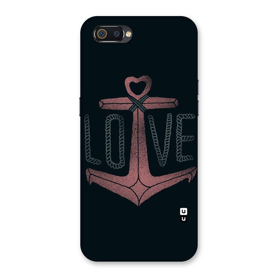 Love Anchor Form Back Case for Realme C2