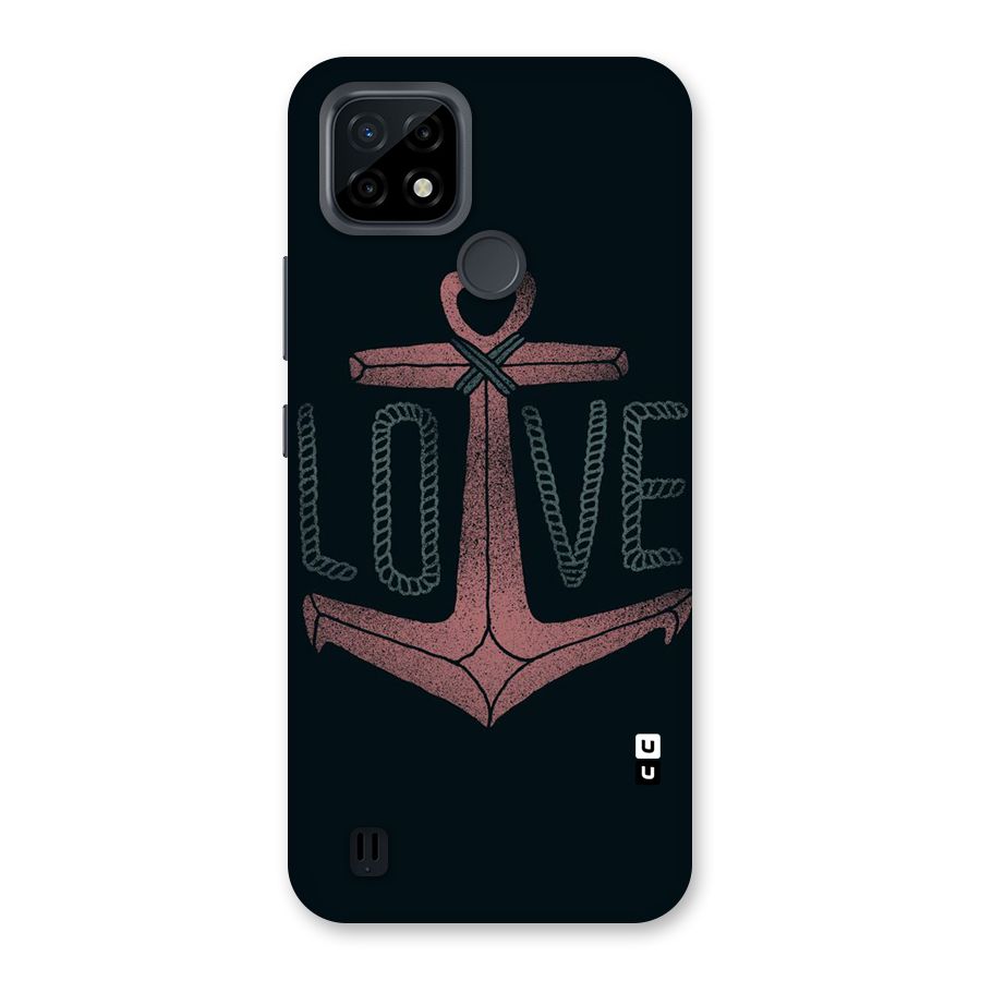 Love Anchor Form Back Case for Realme C21