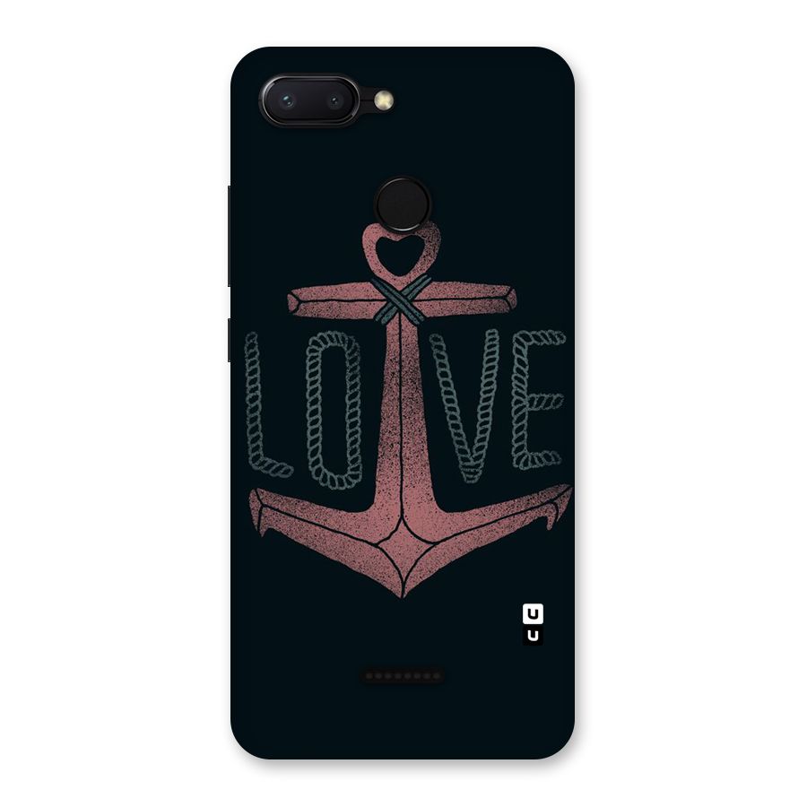 Love Anchor Form Back Case for Redmi 6