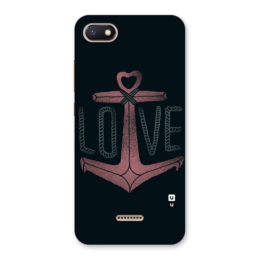 Love Anchor Form Back Case for Redmi 6A