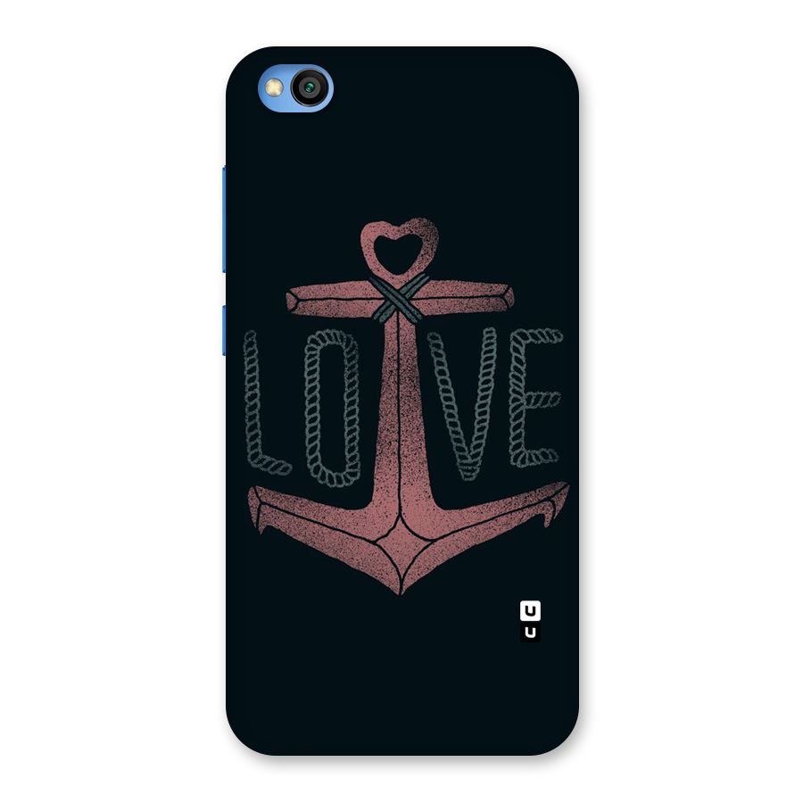 Love Anchor Form Back Case for Redmi Go