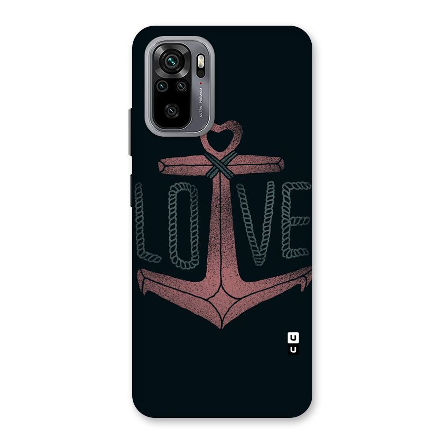 Love Anchor Form Back Case for Redmi Note 10