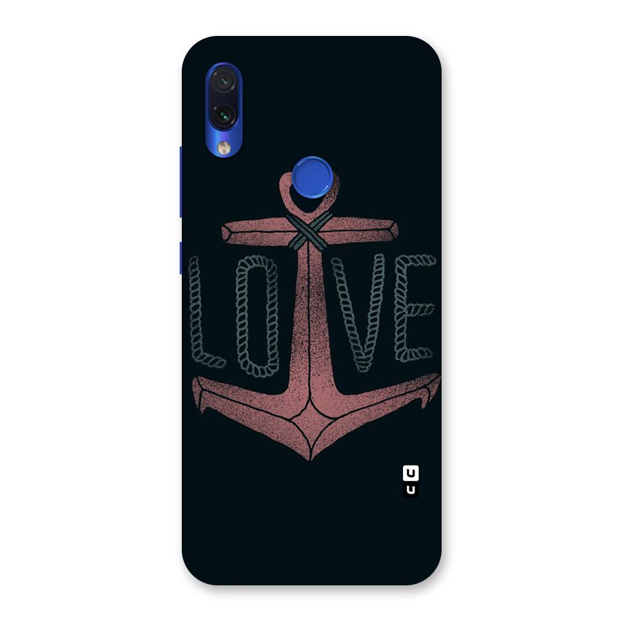 Love Anchor Form Back Case for Redmi Note 7
