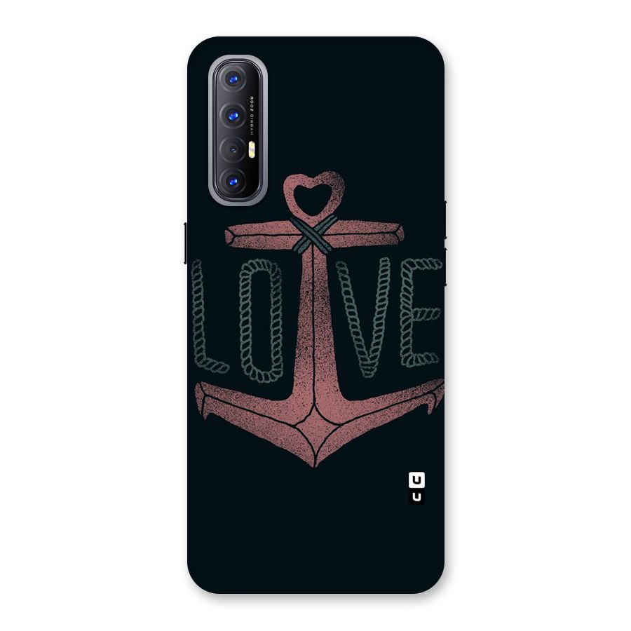 Love Anchor Form Back Case for Reno3 Pro