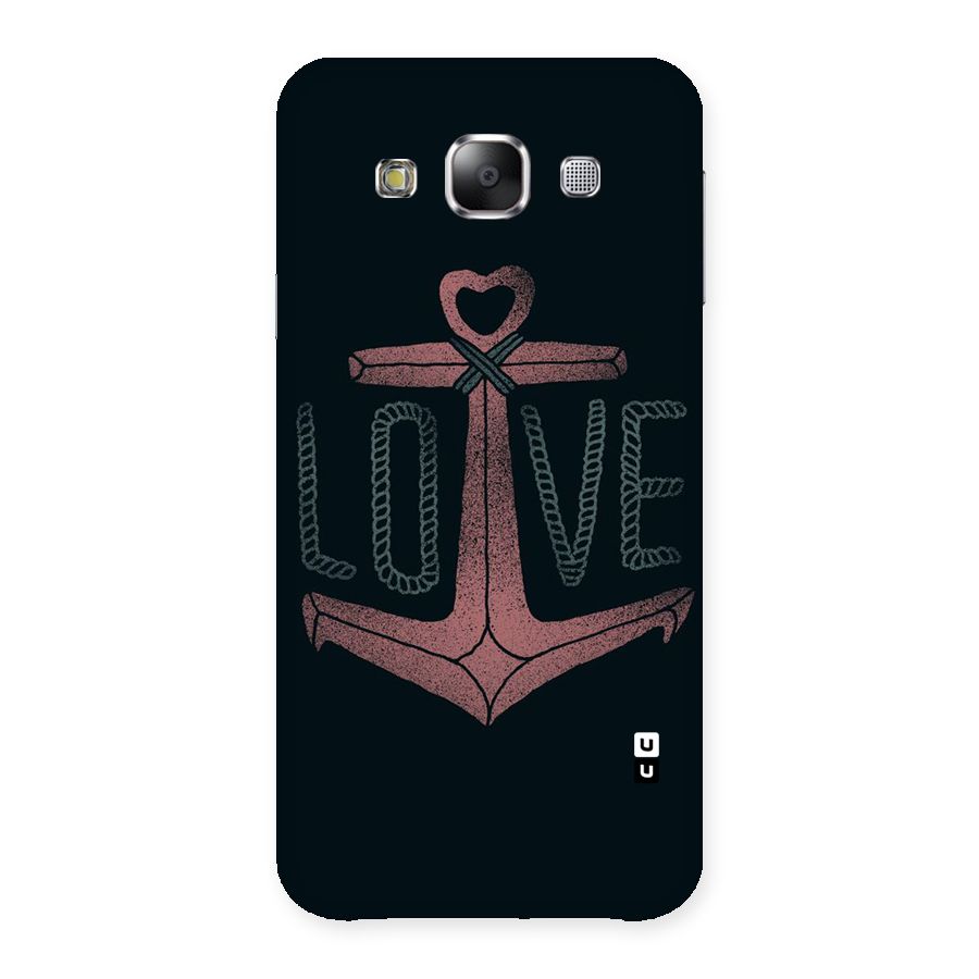Love Anchor Form Back Case for Samsung Galaxy E5