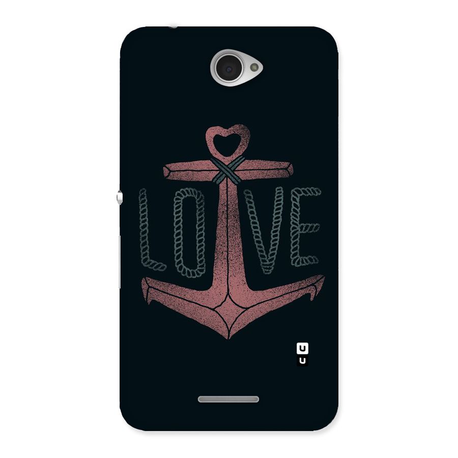 Love Anchor Form Back Case for Sony Xperia E4