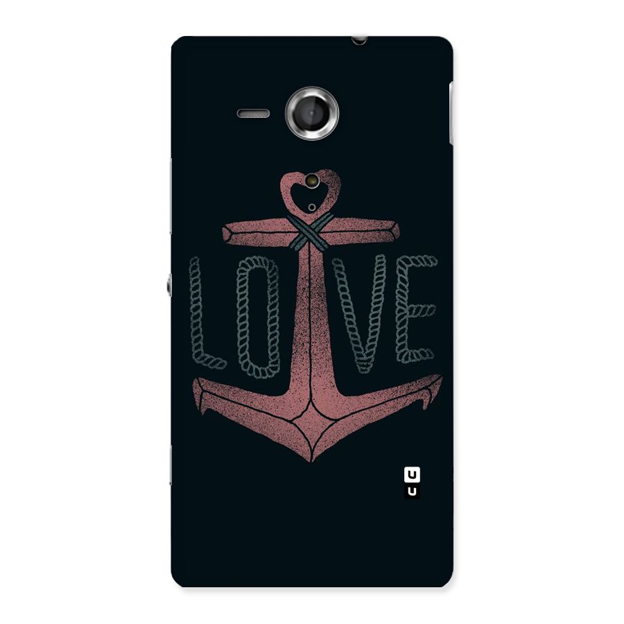 Love Anchor Form Back Case for Sony Xperia SP