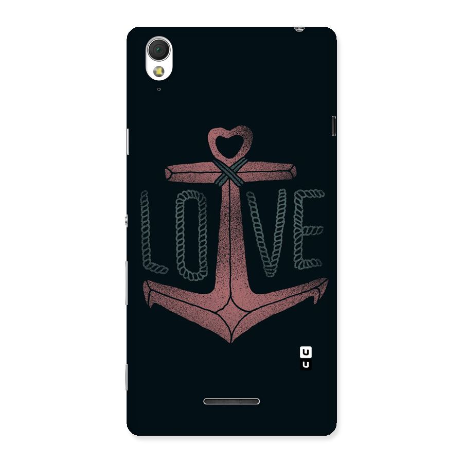 Love Anchor Form Back Case for Sony Xperia T3