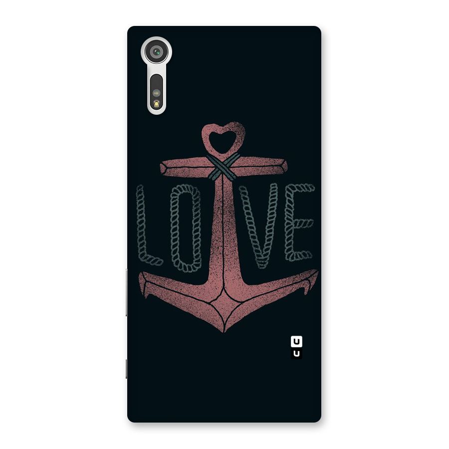 Love Anchor Form Back Case for Xperia XZ