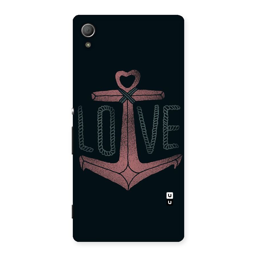Love Anchor Form Back Case for Xperia Z3 Plus