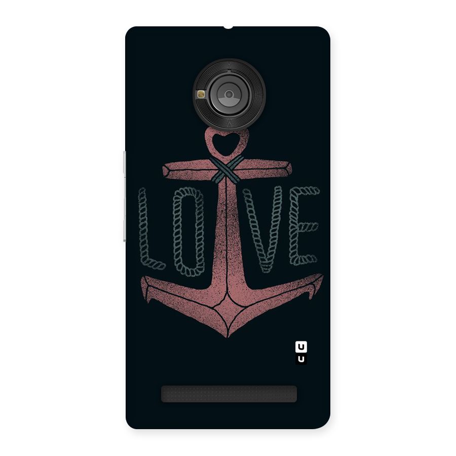 Love Anchor Form Back Case for Yu Yunique