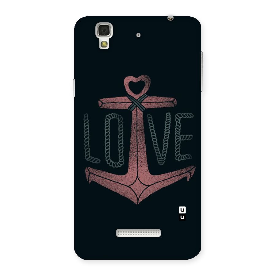 Love Anchor Form Back Case for Yu Yureka