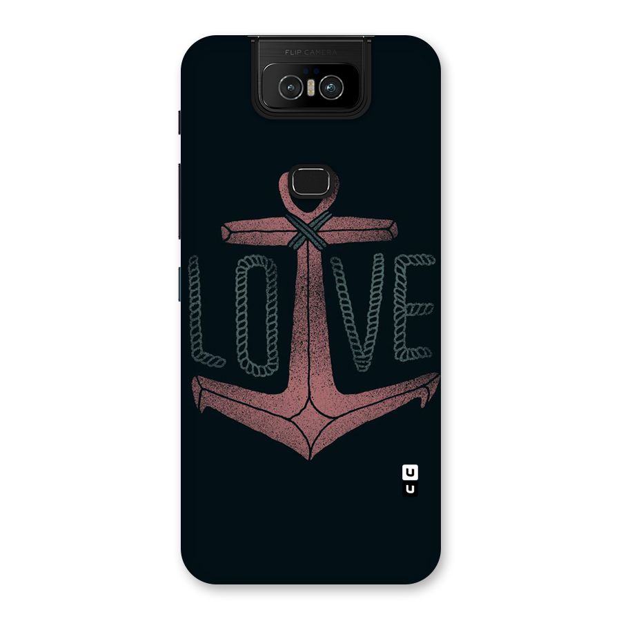 Love Anchor Form Back Case for Zenfone 6z
