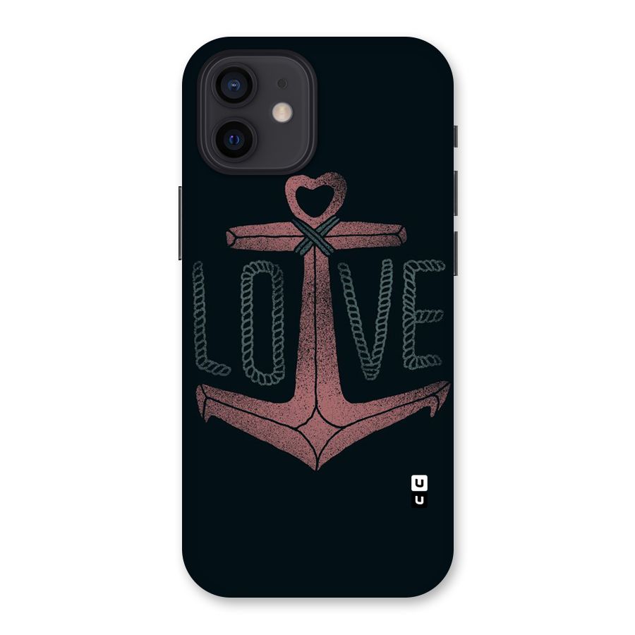 Love Anchor Form Back Case for iPhone 12