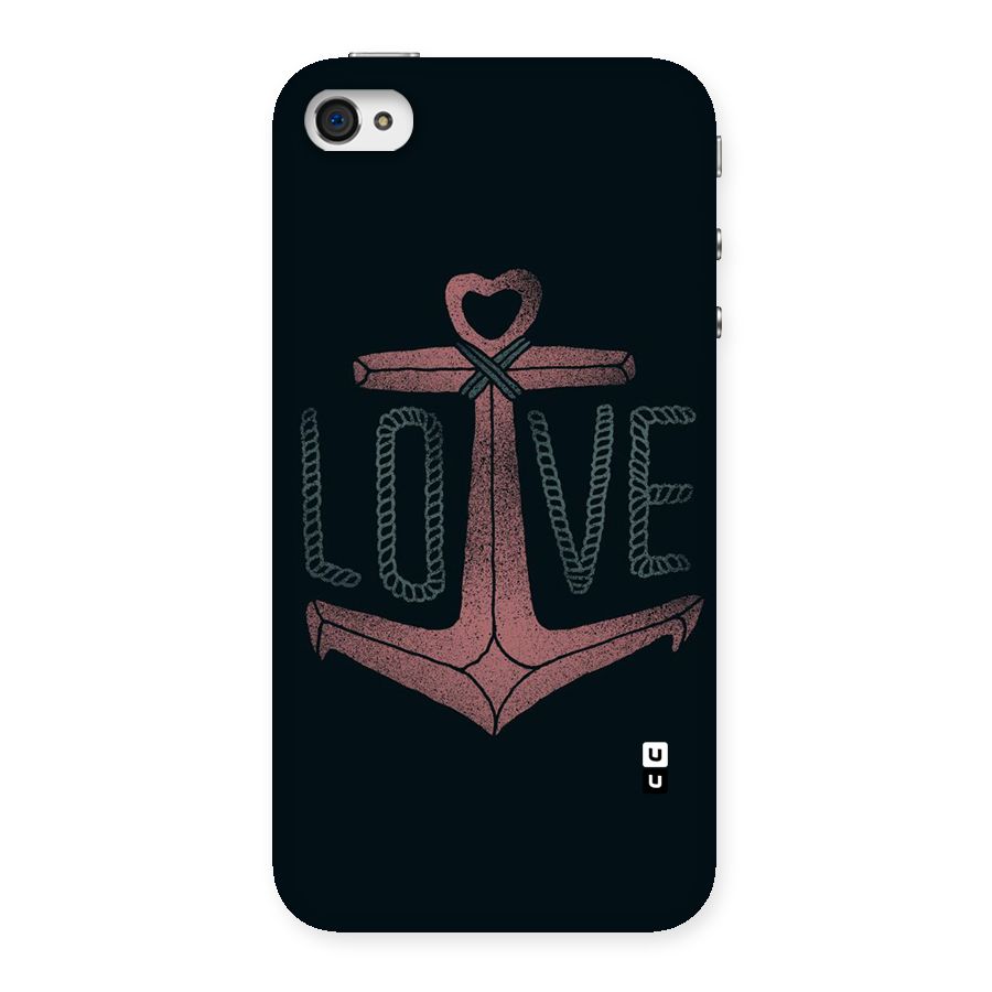 Love Anchor Form Back Case for iPhone 4 4s