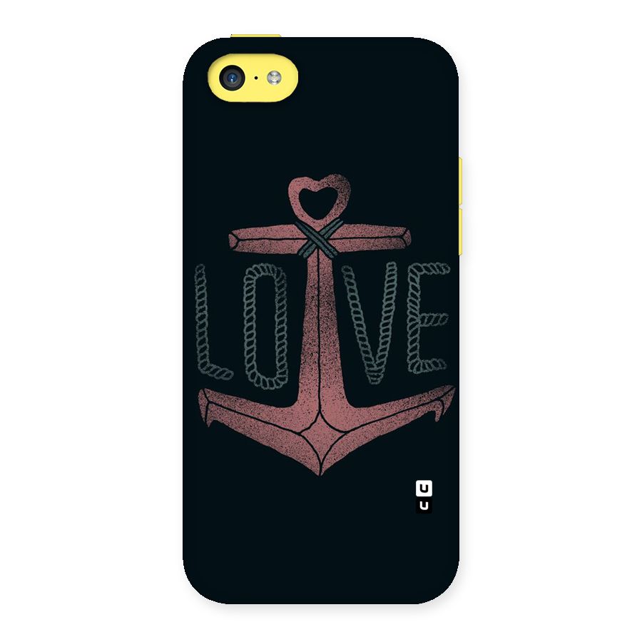 Love Anchor Form Back Case for iPhone 5C