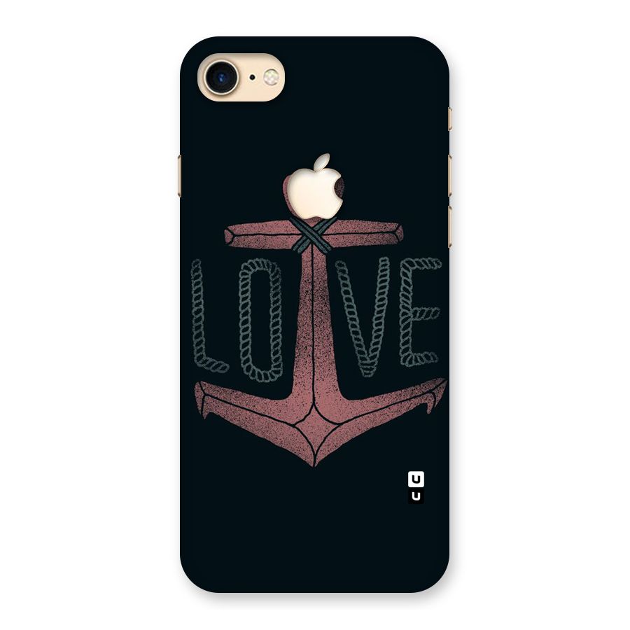 Love Anchor Form Back Case for iPhone 7 Apple Cut