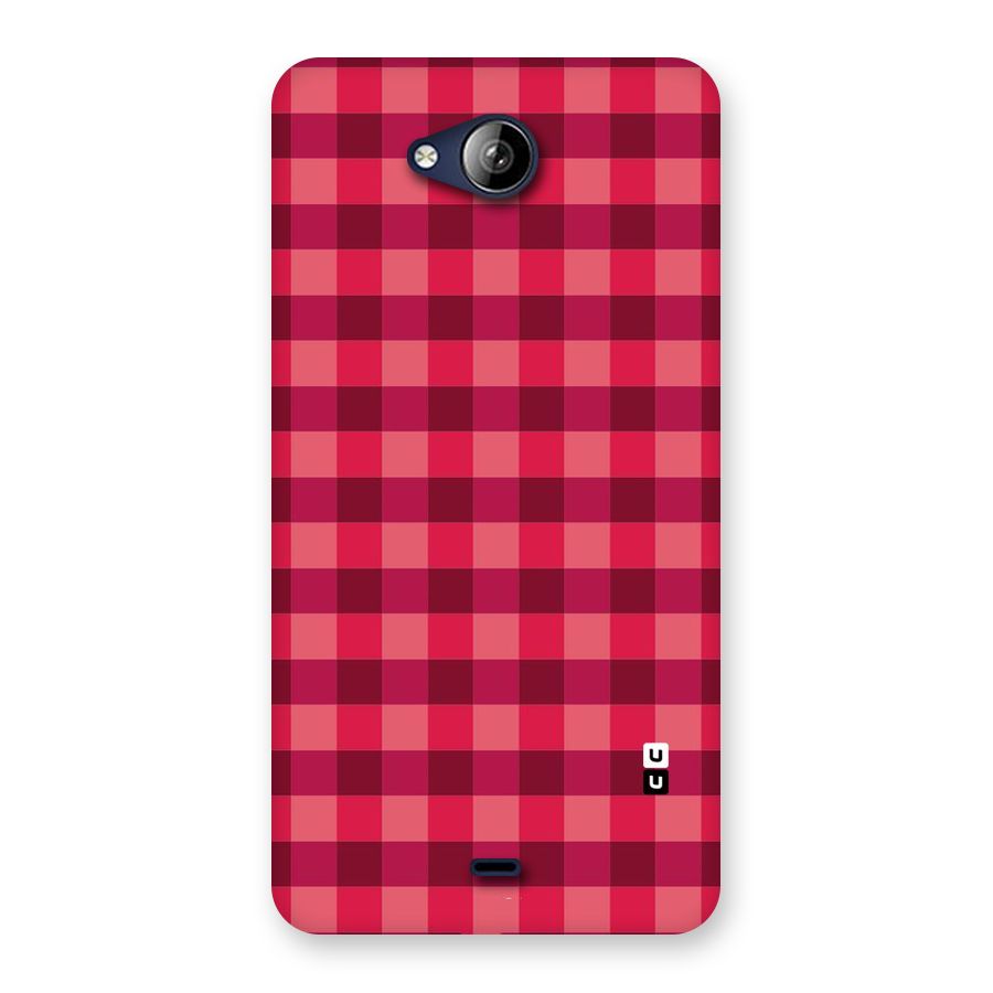 Love Checks Back Case for Canvas Play Q355