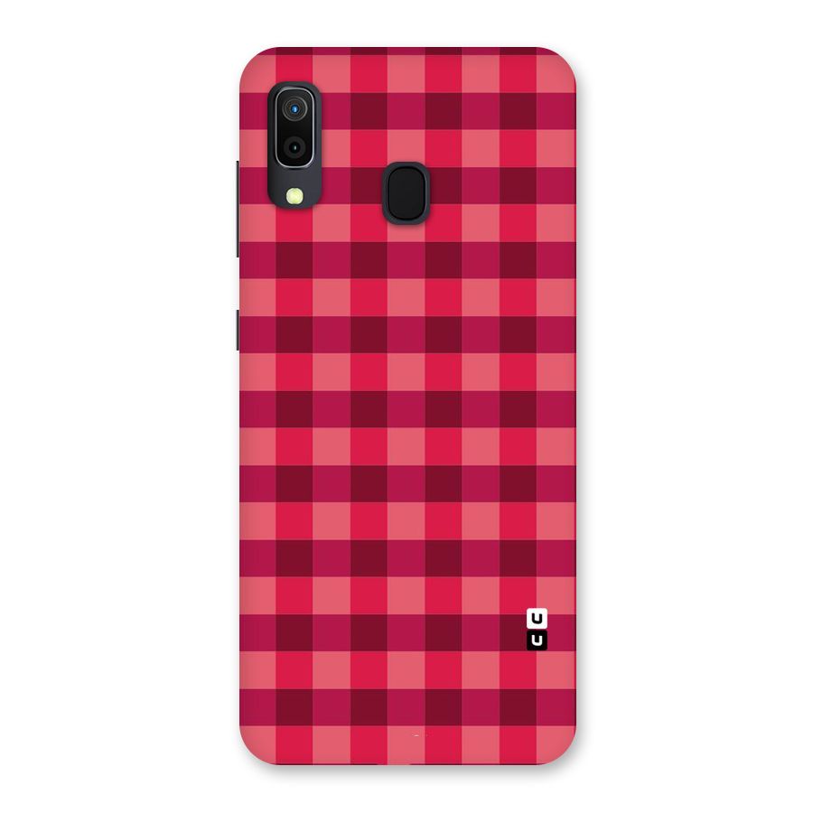 Love Checks Back Case for Galaxy A20