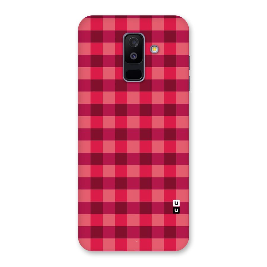 Love Checks Back Case for Galaxy A6 Plus