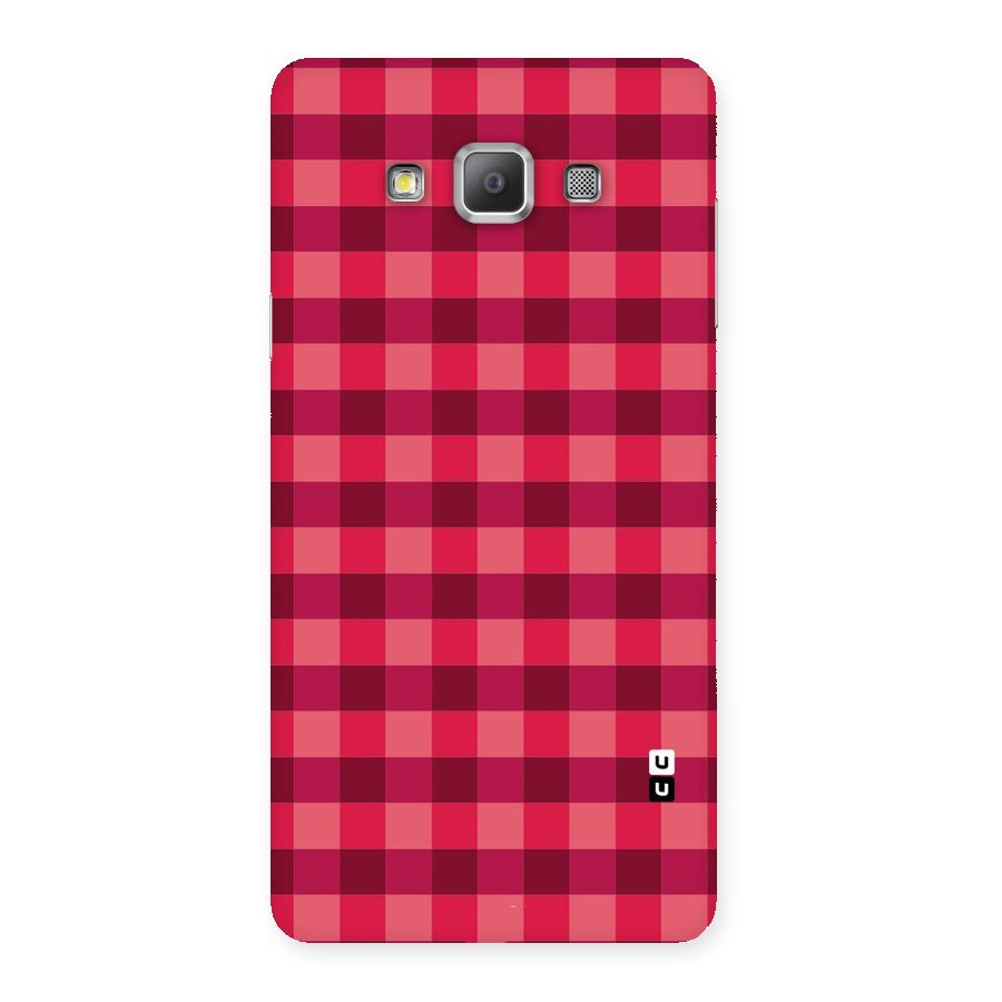 Love Checks Back Case for Galaxy A7